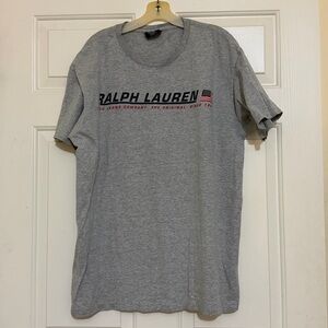 Vintage Polo Jeans Co Ralph Lauren Ralph Mens Crew Neck T-Shirt Tee Gray Size L